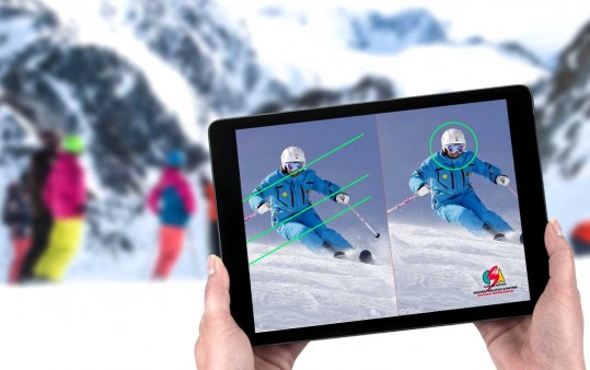 Video-analysis and evaluation of skiing style using modern devices