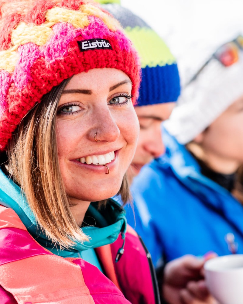 Ski course for adults in groups