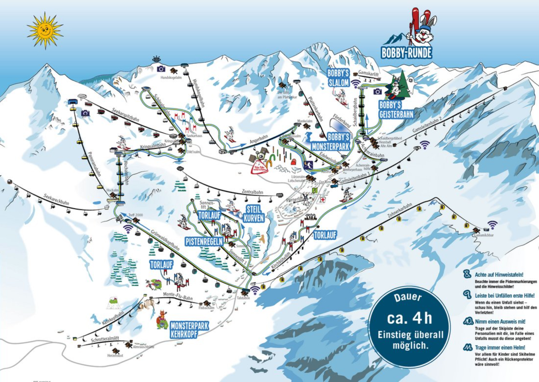 Plan Bobbys Runde © Tourismusverband Obertauern
