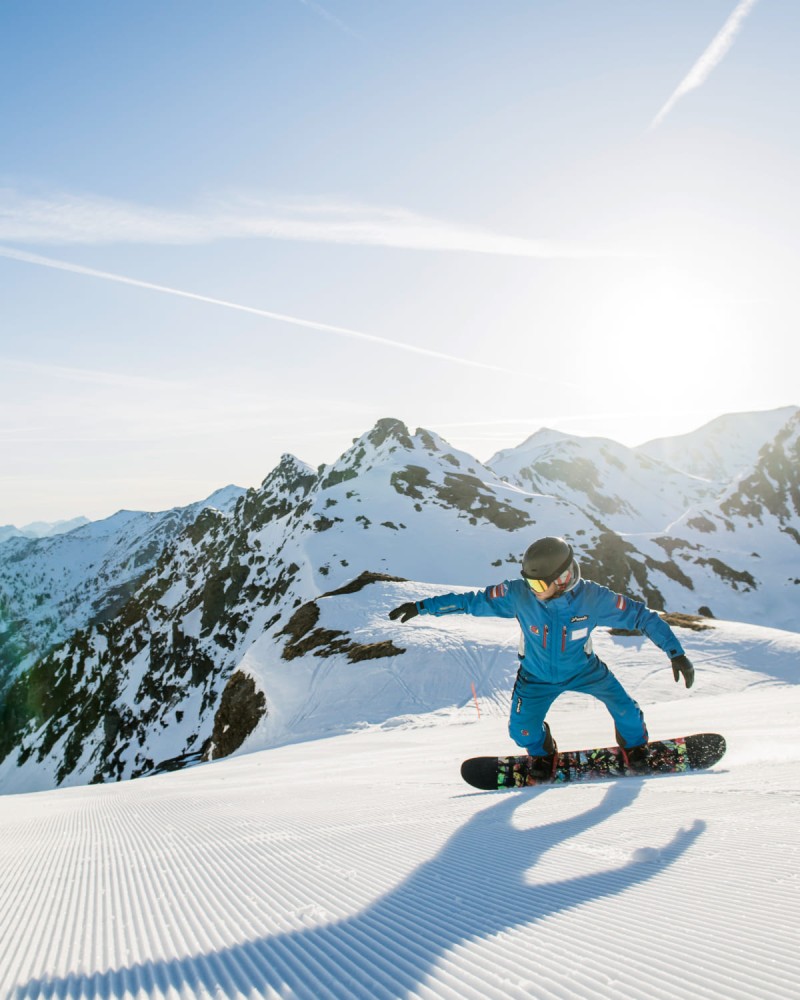 Professioneller Skikurs im Skigebiet von Obertauern
