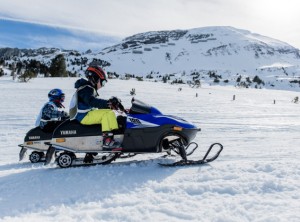 Mini Skidoo fahren