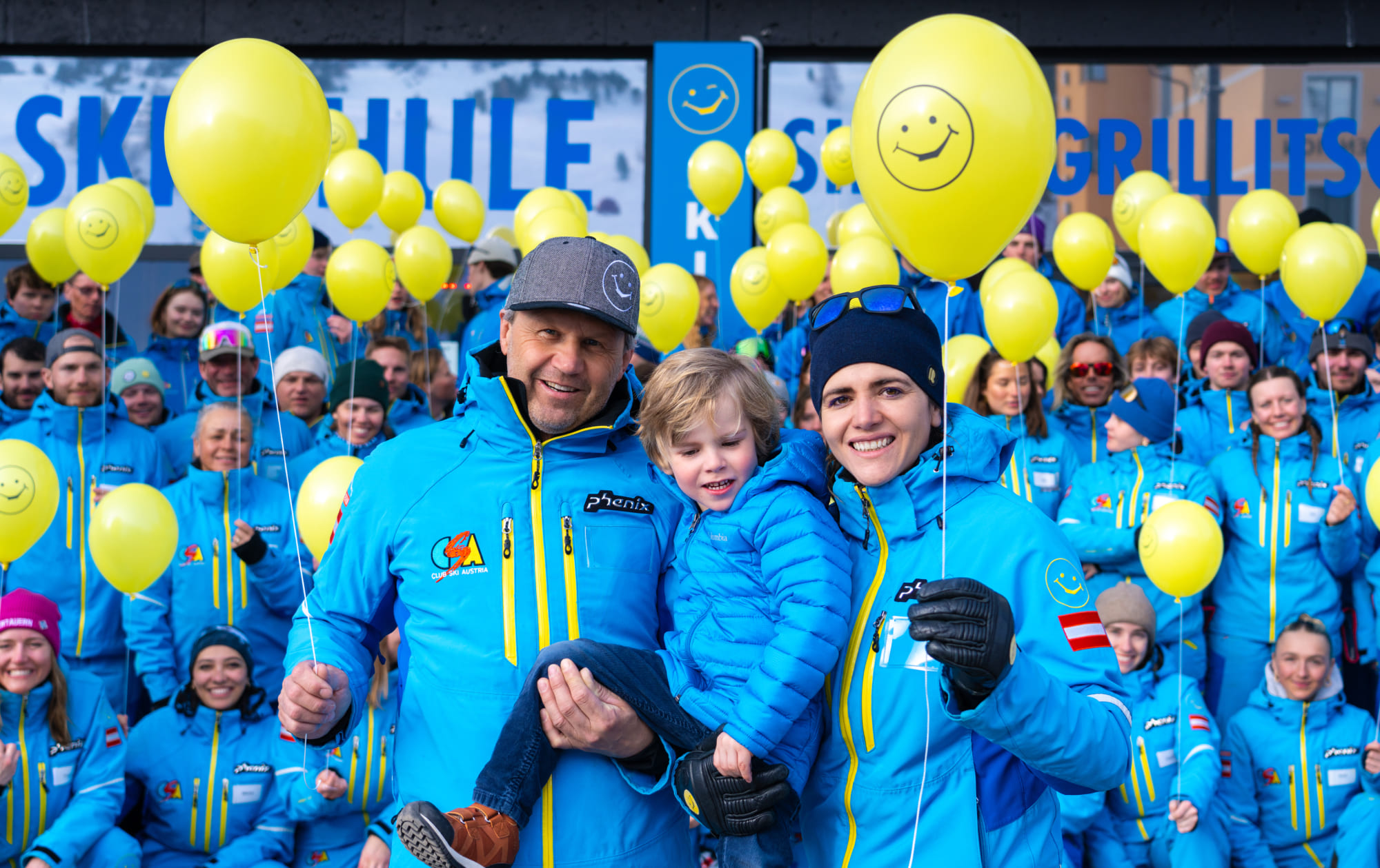 Das Team der CSA Skischule Silvia Grillitsch