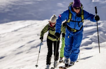 Geführte Skitour mit der CSA Skischule Silvia Grillitsch