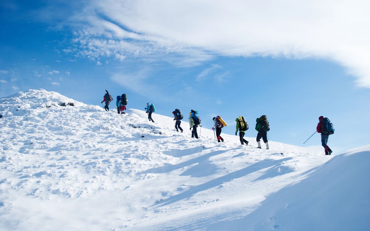 Skitouren Gruppe
