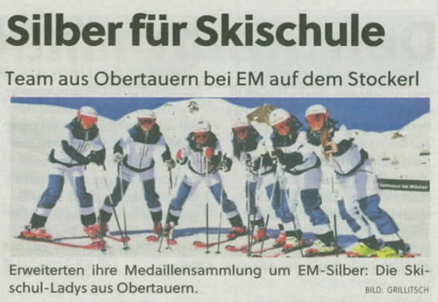 Silber für Skischule