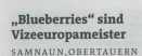 Blueberries sind Vizeeuropameister
